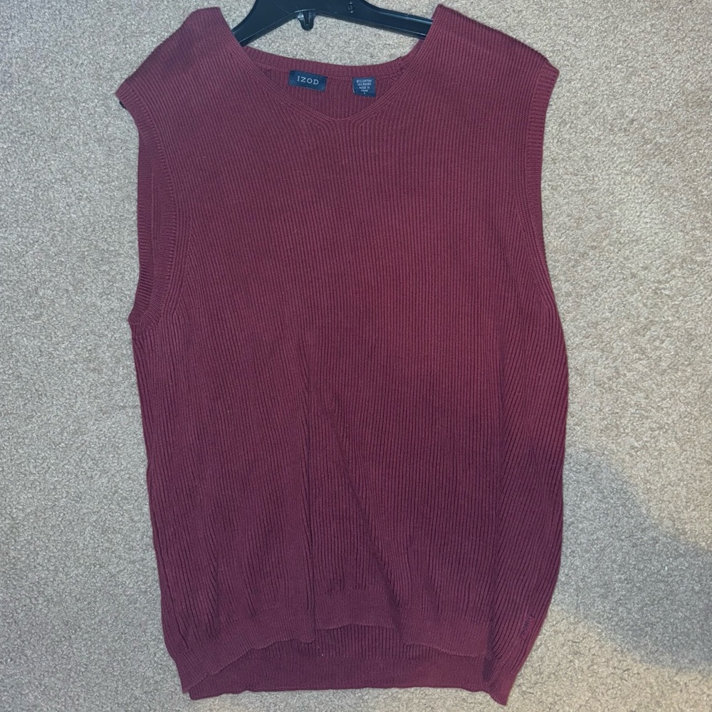 Men’s Red Sweater Vest